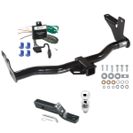 Trailer Tow Hitch For 02-03 Isuzu Axiom w/Under Vehicle Spare Complete Package w/ Wiring and 2" Ball