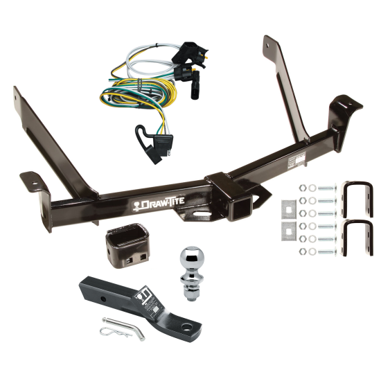 Trailer Tow Hitch For 01-03 Ford Explorer Sport All Styles Complete Package w/ Wiring and 1-7/8" Ball