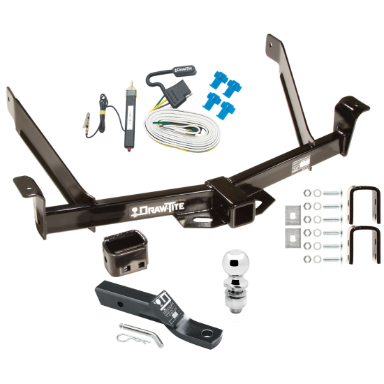 Trailer Tow Hitch For 91-94 Ford Explorer Mazda Navajo Complete Package w/ Wiring and 2" Ball