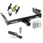 Trailer Tow Hitch For 1994 Dodge Ram 1500 2500 3500 Complete Package w/ Wiring and 1-7/8" Ball