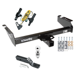 Trailer Tow Hitch For 1994 Dodge Ram 1500 2500 3500 Complete Package w/ Wiring and 2" Ball