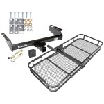 Trailer Tow Hitch For 94-02 Dodge Ram Full Size Pickup Basket Cargo Carrier Platform Hitch Lock and Cover