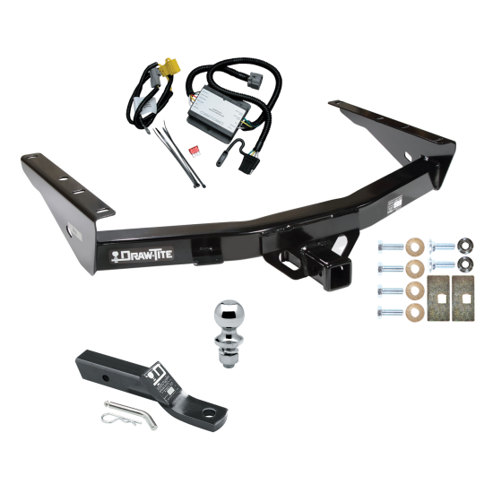 Trailer Tow Hitch For 2000 Toyota Tundra without Factory Towable Bumper Complete Package w/ Wiring and 1-7/8" Ball