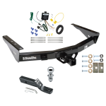 Trailer Tow Hitch For 03-06 Toyota Tundra without Factory Towable Bumper Complete Package w/ Wiring and 1-7/8" Ball