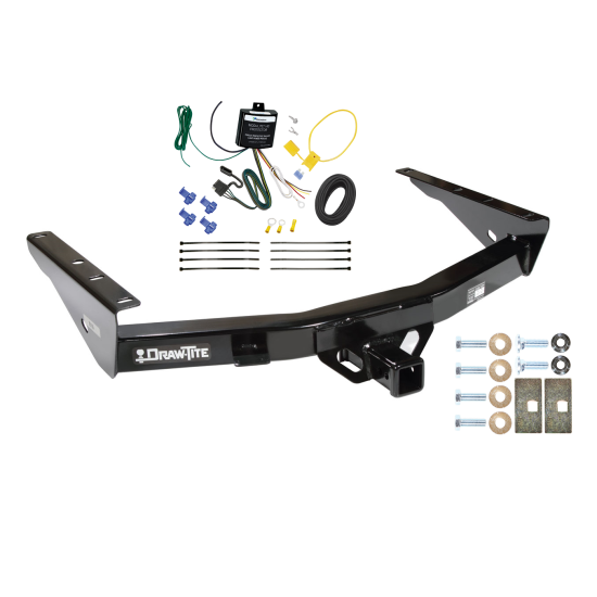 Trailer Tow Hitch For 03-06 Toyota Tundra without Factory Towable Bumper w/ Wiring Harness Kit