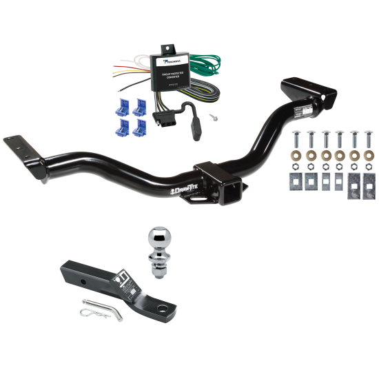 Trailer Tow Hitch For 00-04 Nissan Xterra Complete Package w/ Wiring and 1-7/8" Ball