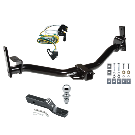 Trailer Tow Hitch For 02-03 Ford Explorer Trac Complete Package w/ Wiring and 1-7/8" Ball