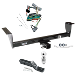 Trailer Tow Hitch For 01-06 Mitsubishi Montero Except Sport Complete Package w/ Wiring and 2" Ball