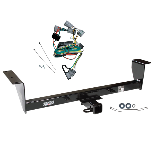 Trailer Tow Hitch For 01-06 Mitsubishi Montero Except Sport w/ Wiring Harness Kit