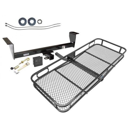 Trailer Tow Hitch For 01-06 Mitsubishi Montero Except Sport Basket Cargo Carrier Platform Hitch Lock and Cover