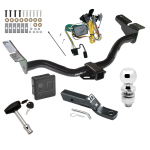 Trailer Tow Hitch For 01-03 Ford Escape Mazda Tribute Deluxe Package Wiring 2" Ball and Lock