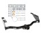 Trailer Tow Hitch For 04-07 Dodge Grand Caravan Chrysler Town & Country Without Stow & Go Seats