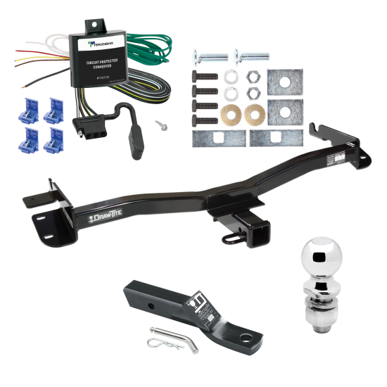 Trailer Tow Hitch For 98-03 Toyota Sienna Complete Package w/ Wiring and 2" Ball