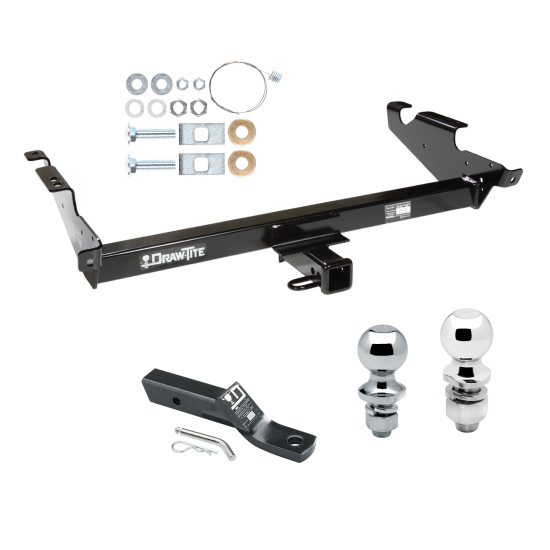 Trailer Tow Hitch For 78-96 Chevy G10 G20 G30 GMC G1500 G2500 G3500 Receiver w/ 1-7/8" and 2" Ball