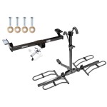 Trailer Tow Hitch For 96-05 Toyota RAV4 All Styles Platform Style 2 Bike Rack w/ Anti Rattle Hitch Lock