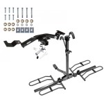 Trailer Tow Hitch For 01-07 Toyota Sequoia Platform Style 2 Bike Rack w/ Anti Rattle Hitch Lock