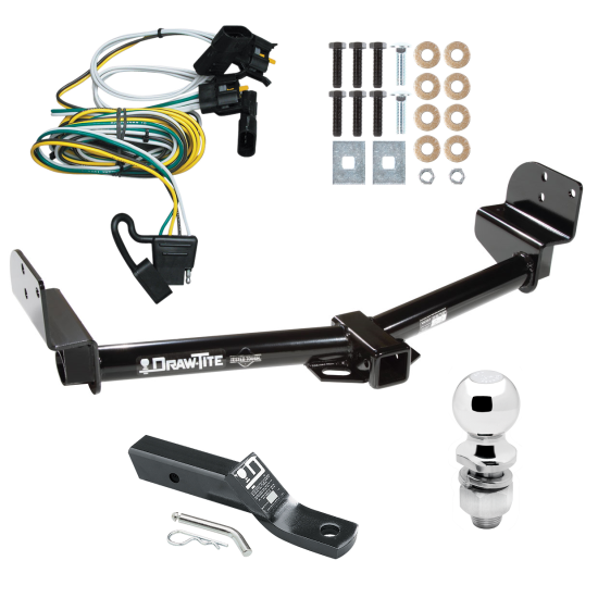 Trailer Tow Hitch For 02-03 Ford Explorer 4 Dr. Mountaineer 03-04 Aviator Package w/ Wiring and 2" Ball