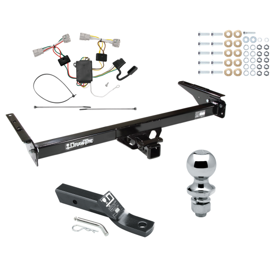 Trailer Tow Hitch For 93-98 Toyota T100 Complete Package w/ Wiring and 1-7/8" Ball