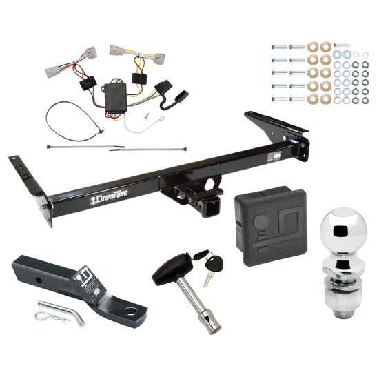 Trailer Tow Hitch For 93-98 Toyota T100 Deluxe Package Wiring 2" Ball and Lock