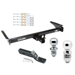 Trailer Tow Hitch For 93-98 Toyota T100 Receiver w/ 1-7/8" and 2" Ball