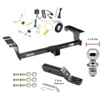 Trailer Tow Hitch For 06-07 Nissan Murano Complete Package w/ Wiring and 1-7/8" Ball