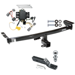 Trailer Tow Hitch For 05-14 Volvo XC90 Complete Package w/ Wiring and 1-7/8" Ball