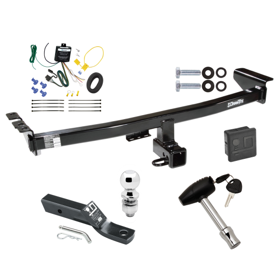 Trailer Tow Hitch For 03-04 Volvo XC90 Deluxe Package Wiring 2" Ball and Lock