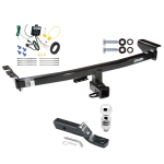 Trailer Tow Hitch For 03-04 Volvo XC90 Complete Package w/ Wiring and 2" Ball