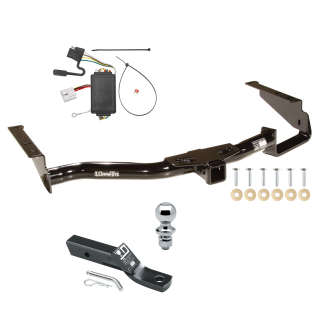 Trailer Tow Hitch For 04-07 Toyota Highlander Complete Package w/ Wiring and 1-7/8" Ball