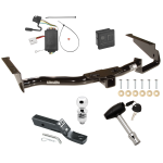 Trailer Tow Hitch For 04-07 Toyota Highlander Deluxe Package Wiring 2" Ball and Lock