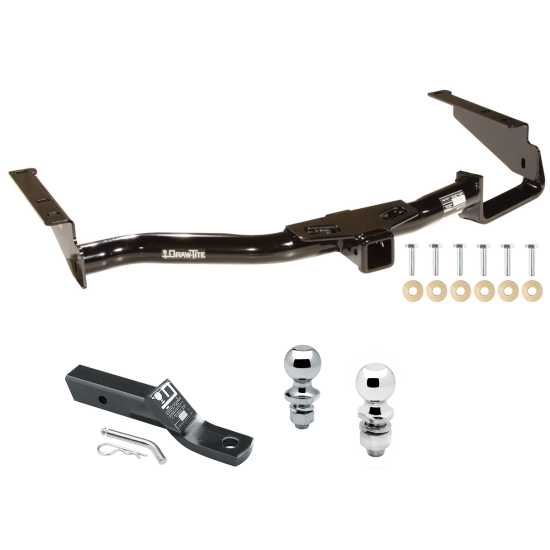 Trailer Tow Hitch For 04-07 Toyota Highlander Lexus RX330 07-09 RX350 06-08 RX400h w/ 1-7/8" and 2" Ball