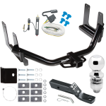 Trailer Tow Hitch For 04-05 Ford F-150 06 Lincoln Mark LT Complete Package w/ Wiring and 2" Ball