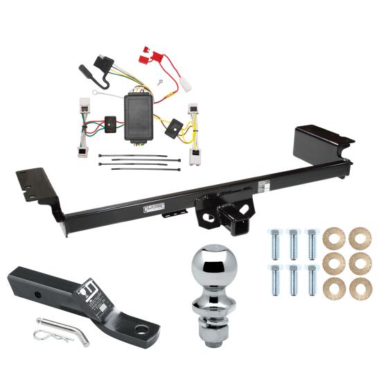 Trailer Tow Hitch For 04-09 Nissan Quest Complete Package w/ Wiring and 1-7/8" Ball