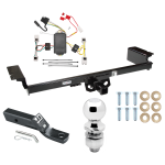 Trailer Tow Hitch For 04-09 Nissan Quest Complete Package w/ Wiring and 2" Ball