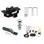 Trailer Tow Hitch For 04-09 Dodge Durango 07-09 Chrysler Aspen Complete Package w/ Wiring and 1-7/8" Ball