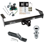 Trailer Tow Hitch For 88-97 Nissan D21 Pickup Complete Package w/ Wiring and 1-7/8" Ball