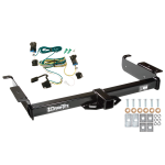 Trailer Tow Hitch For 03-24 Chevy Express GMC Savana 1500 2500 3500 w/ Wiring Harness Kit