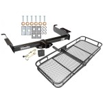 Trailer Tow Hitch For 96-24 Chevy Express GMC Savana Van Basket Cargo Carrier Platform Hitch Lock and Cover