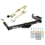 Trailer Tow Hitch For 96-24 Chevy Express GMC Savana Van Class 3 5K 2" Receiver w/ J-Pin Anti-Rattle Lock