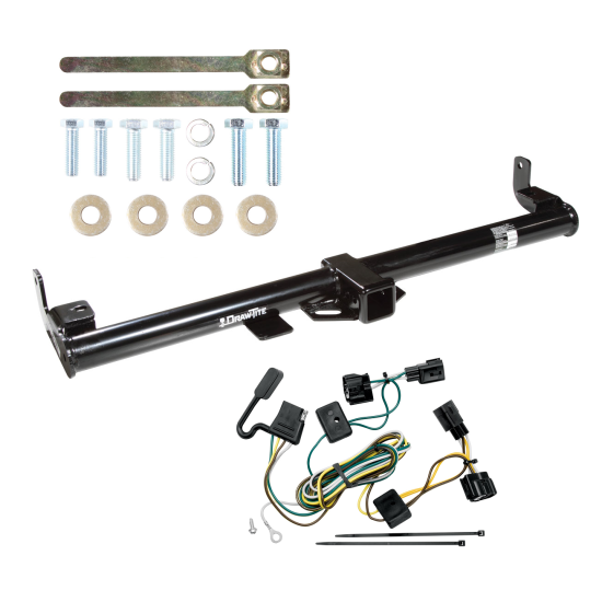 Trailer Tow Hitch For 98-06 Jeep Wrangler TJ w/ Wiring Harness Kit
