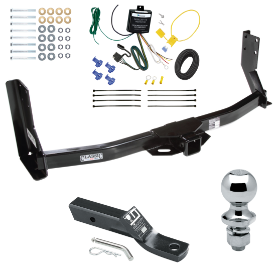 Trailer Tow Hitch For 03-06 Dodge Freightliner Sprinter 2500 3500 Complete Package w/ Wiring and 1-7/8" Ball