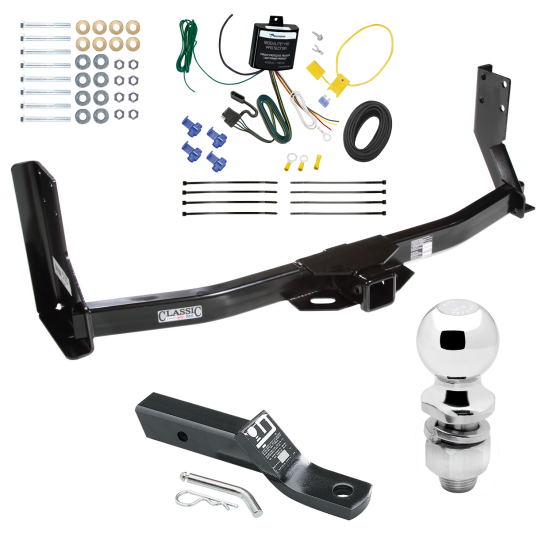 Trailer Tow Hitch For 03-06 Dodge Freightliner Sprinter 2500 3500 Complete Package w/ Wiring and 2" Ball