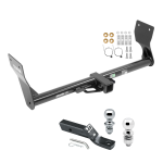 Trailer Tow Hitch For 15-24 Ford Edge SE SEL Titanium Receiver w/ 1-7/8" and 2" Ball