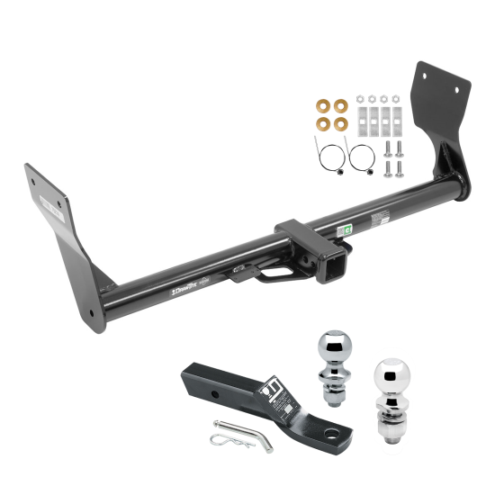 Trailer Tow Hitch For 15-24 Ford Edge SE SEL Titanium Receiver w/ 1-7/8" and 2" Ball