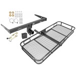 Trailer Tow Hitch For 13-18 Audi Q3 Basket Cargo Carrier Platform Hitch Lock and Cover