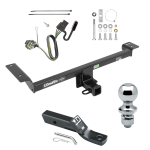 Trailer Tow Hitch For 12-14 Land Rover Range Rover Evoque Excluding Autobiography Complete Package w/ Wiring and 1-7/8" Ball