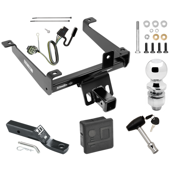 Trailer Tow Hitch For 14-21 Land Rover Range Rover Sport Except Diesel Deluxe Package Wiring 2" Ball and Lock