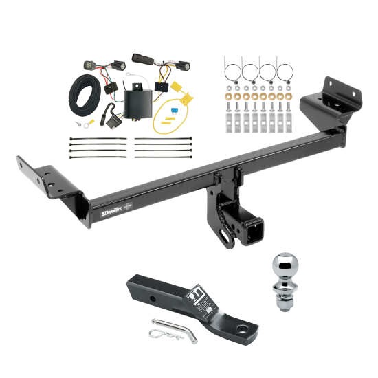 Trailer Tow Hitch For 15-18 Ford Edge Titanium and Sport Models Only Complete Package w/ Wiring and 1-7/8" Ball