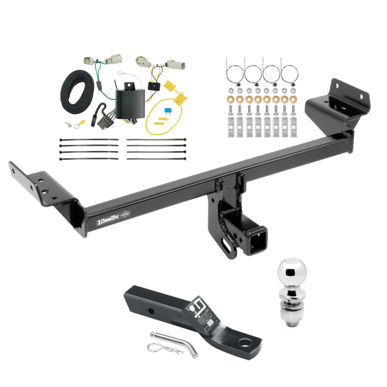 Trailer Tow Hitch For 16-18 Lincoln MKX Titanium and Sport Models Only Complete Package w/ Wiring and 1-7/8" Ball