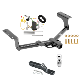 Trailer Tow Hitch For 06-12 Toyota RAV4 Complete Package w/ Wiring and 2" Ball